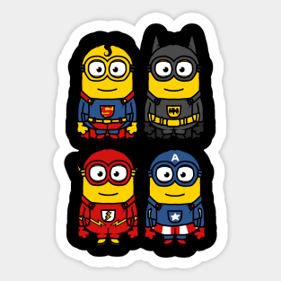 Minions Heroes Sticker